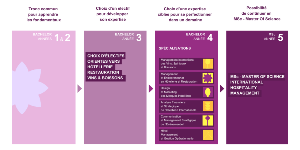 BACHELOR HOTELLERIE RESTAURATION INSTITUT LYFE