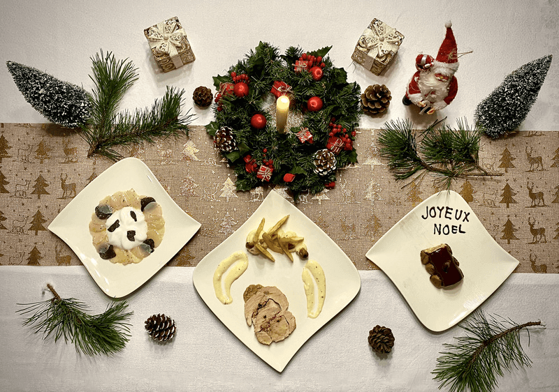 Repas de noël Institut Paul Bocuse