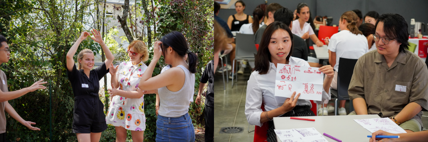 Photos des étudiants internationaux pendant les activités