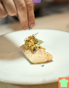 plat réalisé par les élèves de l'institut lyfe en arts culinaires