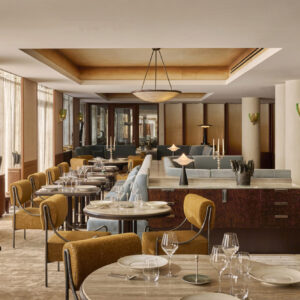 salle du restaurant d'application Pavyllon Lyon de l'Institut Lyfe et Yannick Alléno